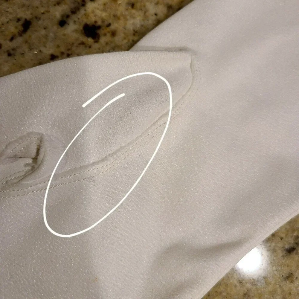 Vintage White Crescendoe Crelon Nylon Gloves Size 7.5